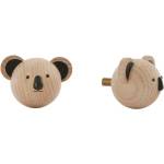 OYOY Mini Стенна кука от масивен бук в естествен цвят Koala - OYOY Mini (M107045)