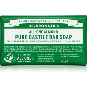Dr. Bronner's Almond твърд сапун 140 гр