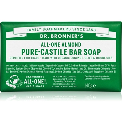 Dr. Bronner's Almond твърд сапун 140 гр