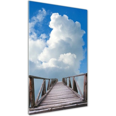Vertikálny foto obraz sklenený Cesta do neba 50x100 cm