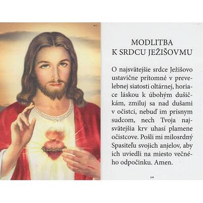 Obrázok lam. (411) s modlitbou (239)