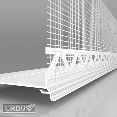 LIKOV lišta LW 206-080 prechodová s nepriznanou okapnicou 2m 820.0620