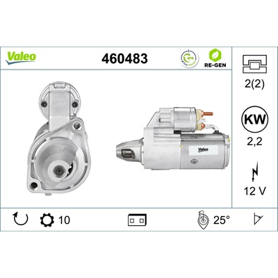 VALEO Štartér 460483