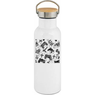 123TRIKO termoska Game Overlord, černý tisk 500 ml