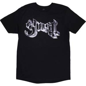 Ghost Metal Logo & Purple Grucifix (Back Print) Black XL Риза (GHOTEE52MB04)
