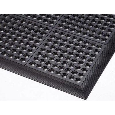 Notrax 550 Cushion Ease Modulární gumová protiúnavová rohož s drenážním systémem 91 x 91 cm