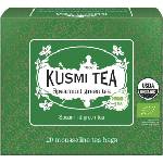 Kusmi Tea Зелен чай с мента Spearmint в муселинови торбички 20 бр (21651A1120)