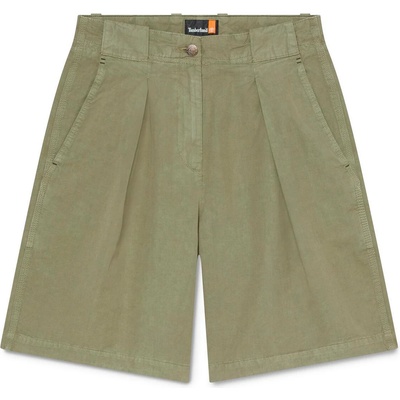 Timberland Дамски къси панталони Timberland Women's Cotton Linen Bermuda Shorts - Cassel Earth - размер 31 (US) (112-4434-0114)