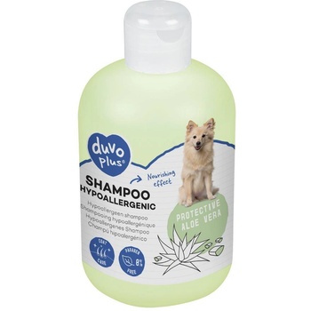 Duvo Plus Shampoo Hypoallergenic - Хипоалергичен шампоан за израснали кучета с чувствителна козина, с алое вера, 250 мл