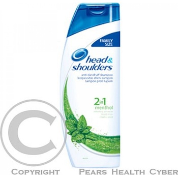Head & Shoulders Mentohol šampon a kondicionér 2v1 proti lupům 400 ml