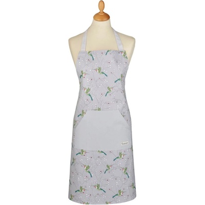 Cooksmart Šedá bavlněná zástěra Hummingbirds