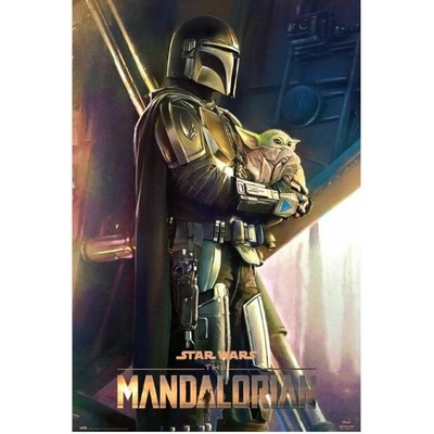 Plakát, Obraz - Star Wars: The Mandalorian - Clan Of Two, (61 x 91,5 cm)