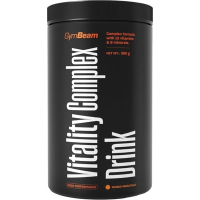 GymBeam Vitality Complex Drink príchuť mango marakuja 360 g