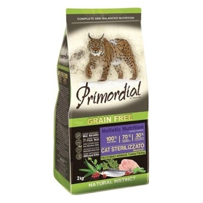 Primordial Cat Sterilizzato Turkey & Herring 2 kg