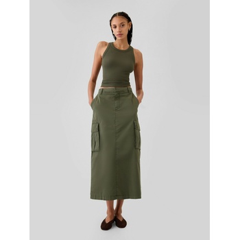 GAP Миди пола с джобове Utility Cargo GAP GAP | Zelen | ЖЕНИ | 00