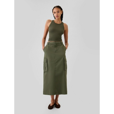 GAP Миди пола с джобове Utility Cargo GAP GAP | Zelen | ЖЕНИ | 00
