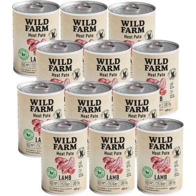 Wild Farm Pate Lamb 12 x 400 g