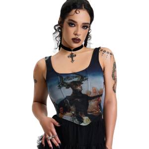 KILLSTAR дамски корсетен crop top KILLSTAR - WITCHES' SABBATH - многоцветен - KSRA015265