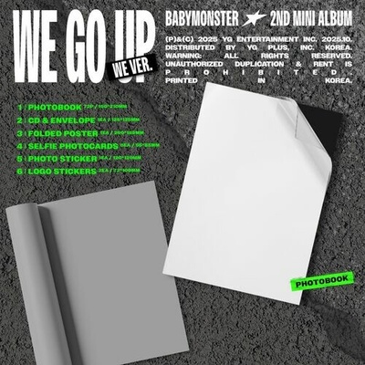 BabyMonster - We Go Up/Photobook We Version CD