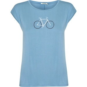 GreenBomb Дамска тениска GreenBomb Women's Bike Handdrawn Timid T-shirt - Glacier Blue (916-6997-0113)