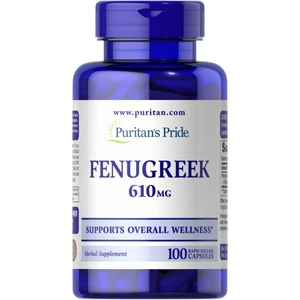 Puritan's Pride Fenugreek 610 mg [100 капсули]