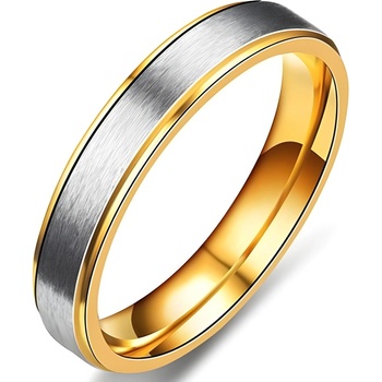 HARAHU Мъжки Пръстен LO-17423 - Златен / Сребърен / 62mm KP17423 (LO-17423)