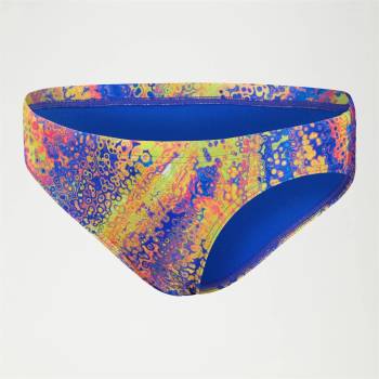 Speedo Women's Performance Bikini Bottoms - Pink/Yellow