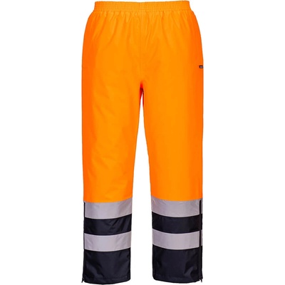 Portwest hi-vis s598 / Светлоотразителни водоустойчиви панталони - hv оранжев/тъмносин m (s598onrm)