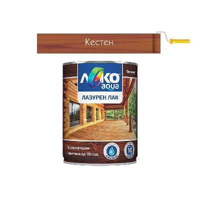 ЛАЗУРЕН ЛАК 2.5л ЛЕКО aqua КЕСТЕН (12-100729)