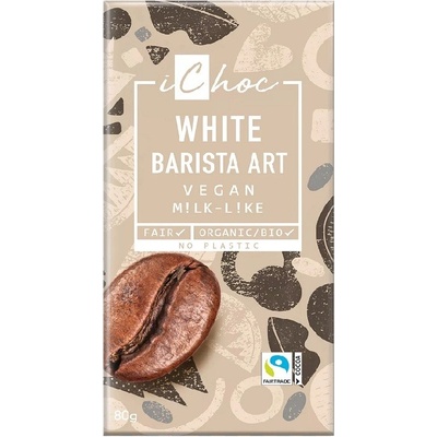 IChoc Čokoláda biela - Biely barista 80 g