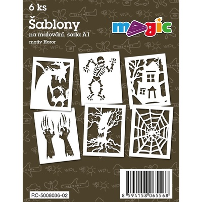 Papírové šablony MAGIC sada A1 Horor