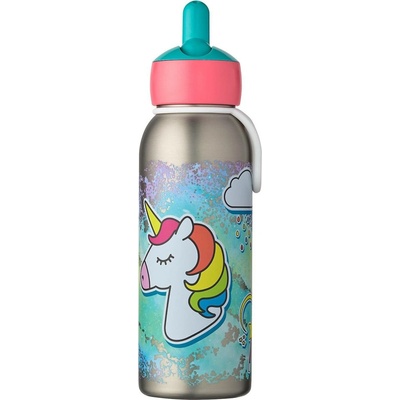Mepal Dětská nerezová lahev 350 ml jednorožec