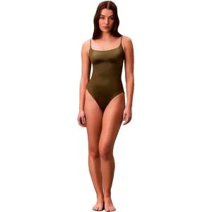 Calvin Klein Бански костюм Calvin klein LV00Q61120 swimsuit - Green (Brush Green)