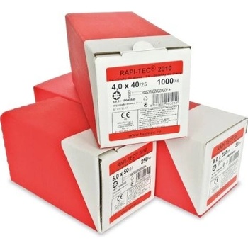 HPM TEC RAPI-TEC 2010 6,0x300/64+R (balenie 100 ks) - stavebné skrutky do dreva, polozávit, pozink, zápustná hlava, TORX T30