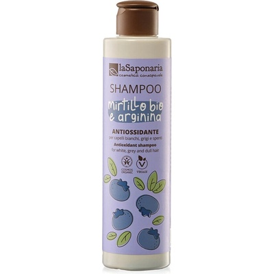Lasaponaria Šampón na šedivé vlasy s BIO čučoriedkou a arginínom 200 ml