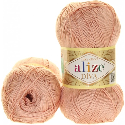 Alize Diva 161 pudrově růžová