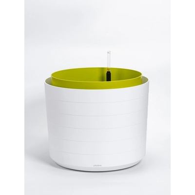 Plastia Samozavlažovacia kvetináč Berberis 55 cm biela+zelená 170539