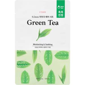 Etude 0.2 Therapy Air Mask Green Tea - Почистваща и изглаждаща маска със зелен чай 1бр/20мл