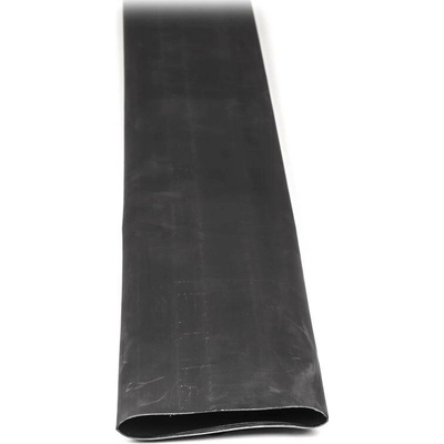 Teplem smrštitelná trubice s lepidlem černá 120cm 64mm