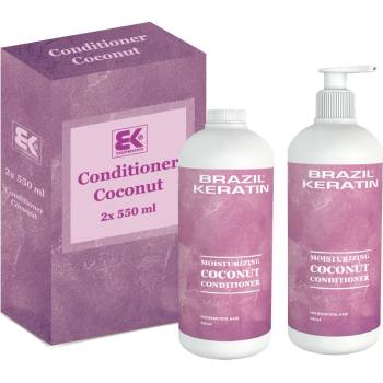 Brazil Keratin Moisturizing Coconut Conditioner 2 x 550 ml dárková sada