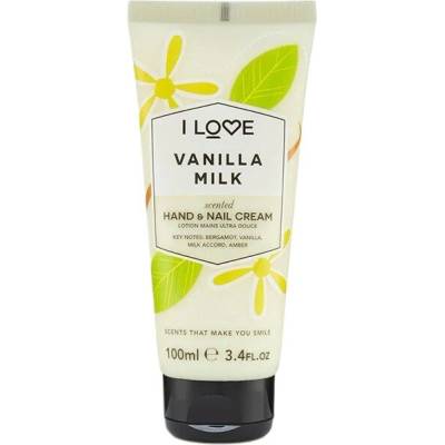I Love, Voňavý krém na ruky a nechty hydratačný Vanilla Milk 100 ml
