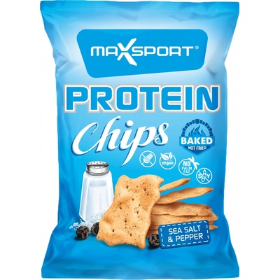 Max Sport Protein Chipsy Mořská sůl a koření 45 g