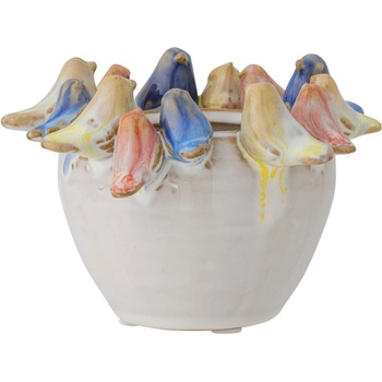 Bloomingville Покритие за кашпа от каменна керамика ø 6 cm Eanna - Bloomingville (82060889)