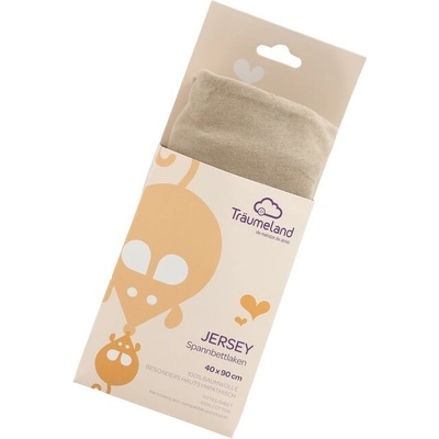 Träumeland prostěradlo jersey 40x90 Taupe