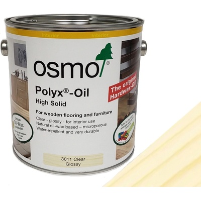 Osmo Hardwax-Oil 3011 Прозрачен гланц - Масло с твърда вакса (1175)