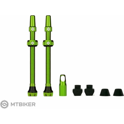 Muc-Off Tubeless V2 bezdušové ventily, zelená 44 mm