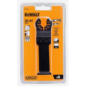 DEWALT нож за твърда дървесина 30 x 67 мм (5 бр. ) DT20724 (DT20724)