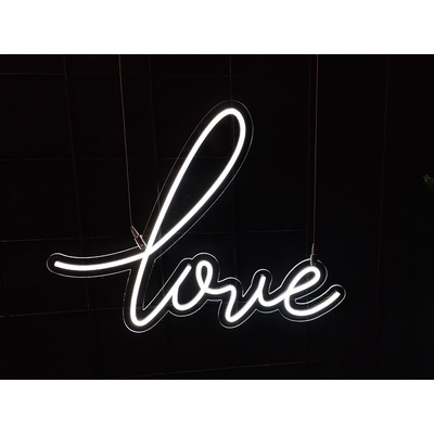 Fotověci Neony na Míru Neonový Svatební Nápis Dekorace Svatba LED Výběr Variant Velikost: LOVE 60x48 cm
