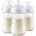 Philips Шишета Philips Avent - Natural Response 3.0, с биберон 3-6 м, 3 х 260 ml (SCY903/03)
