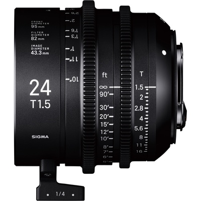 SIGMA CINE 24mm T1.5 FF FL FCE METRIC Canon EF
